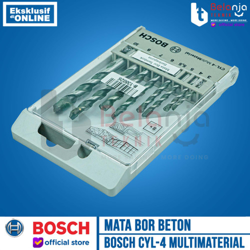 BOSCH Mata Bor Beton Set 8 pcs CYL 4 Multi Material CYL4 Multipurpose