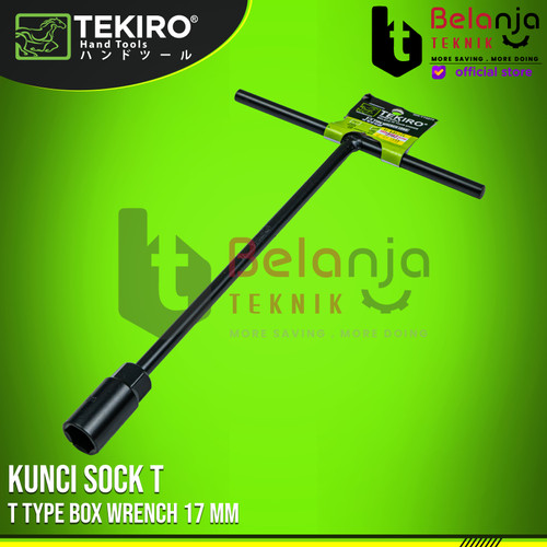 Tekiro Kunci Sock T 17 MM - Kunci T Tekiro 17mm Hitam