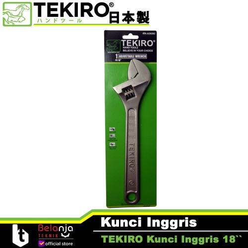 Tekiro Kunci Inggris 18" Adjustable Wrench Tekiro 18 Inch Kunci Bago