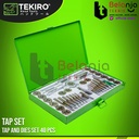 TEKIRO Hand Taps And Dies Set 40 Pcs Tap Set dan Snei 40 Pcs Tekiro