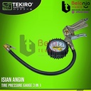 Tekiro Tire Pressure Gauge - Isian Angin 3 In 1 Tekiro Inflating Gun