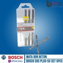 Bosch Hammer Drill Bits Set Mata Bor Beton Set 6 -10 mm SDS Plus-5X