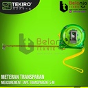 TEKIRO Meteran Transparan 5 M Roll Matic Meter 5 Meter Tekiro