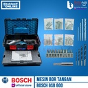 Bosch Mesin Bor Beton Set Box Perkakas GSB 600 Impact Drill 600 Watt 13MM