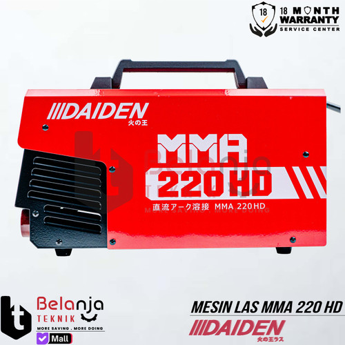 Daiden Mesin Trafo Las MMA 220 HD Heavy Duty Travo Las MMA 220 A 220A