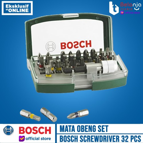 Bosch Screwdriver Bit Set 32 Pcs Mata Obeng Set Colour Coding Original
