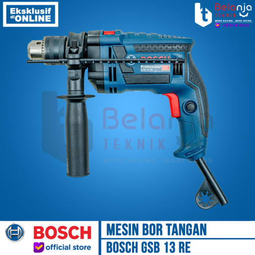 Bosch BOR BETON GSB 13 RE 13 MM IMPACT DRILL Set BOX PERKAKAS 650 WATT