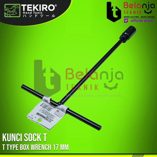 Tekiro Kunci Sock T 17 MM - Kunci T Tekiro 17mm Hitam
