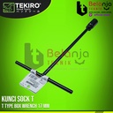 Tekiro Kunci Sock T 17 MM - Kunci T Tekiro 17mm Hitam