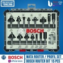 BOSCH ROUTER BIT 15PCS MATA PROFIL 15 PCS BOSCH