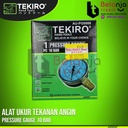 TEKIRO Pressure Gauge 10 Bar Alat Ukur Tekanan Angin Pengukur Tekanan