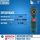 Bosch Bor Obeng Baterai GSR 120 LI GEN 3 PLUS Mata Bor 43 PC GSR120LI