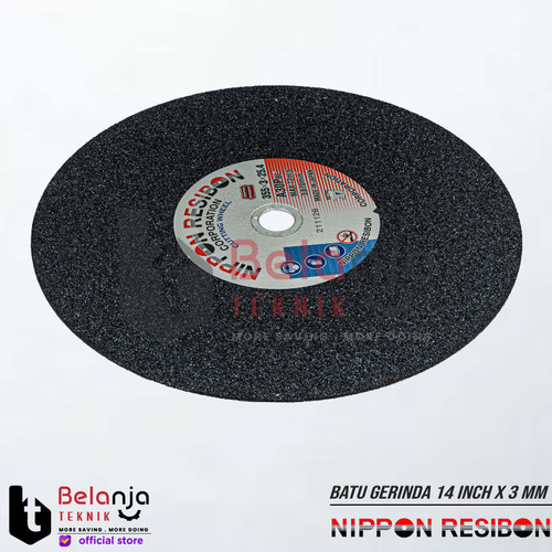 Batu Gurinda 14 Inch x 3 mm Nippon Resibon Gurinda Potong Besi 14"