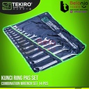 TEKIRO Kunci Ring Pas Set 14 pcs Ukuran 8 - 32 MM 14pcs 8-32mm
