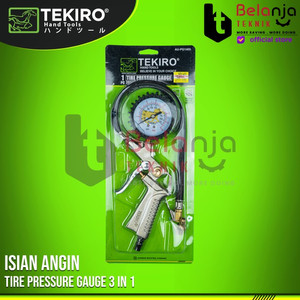Tekiro Tire Pressure Gauge - Isian Angin 3 In 1 Tekiro Inflating Gun