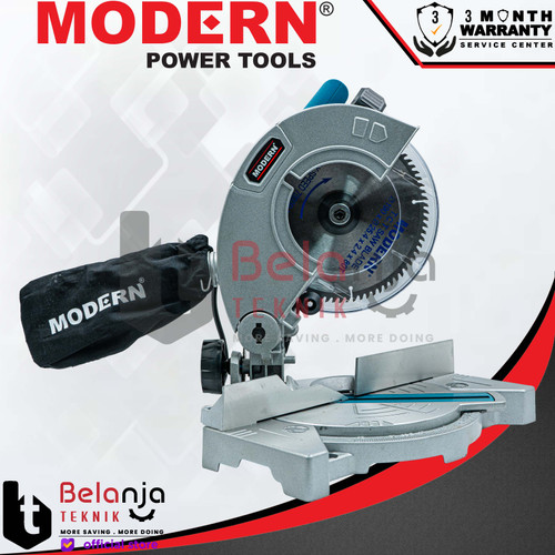 MODERN Gergaji Potong 7 Inch M 3700 Mitter Saw Alumunium Kayu Mesin 7"