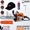 STIHL Chainsaw MS 170 14 Inch Mesin Potong Kayu MS170 Gergaji Kayu 14"
