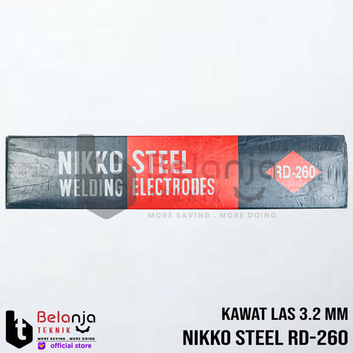 Nikko Steel Kawat Las Listrik Elektroda RD 260 3.2 MM 3.2x350MM 5 KG
