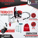 Mesin Potong Rumput Gendong Honda UMR435N + Weeding Head Penggembur