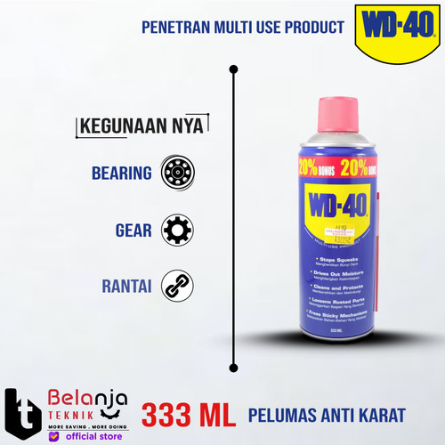 WD-40 Pelumas Anti Karat 333 ML WD40 333ml PENETRAN MULTI USE PRODUCT