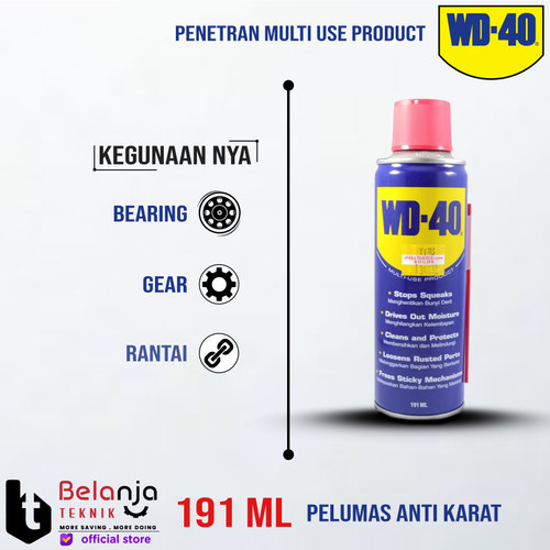 WD-40 Pelumas Anti Karat 191 ML WD40 191ml PENETRAN MULTI USE PRODUCT