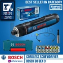 BOSCH GO Gen 3 Mesin Obeng Baterai Cordless Screwdriver 3.6 Volt USB