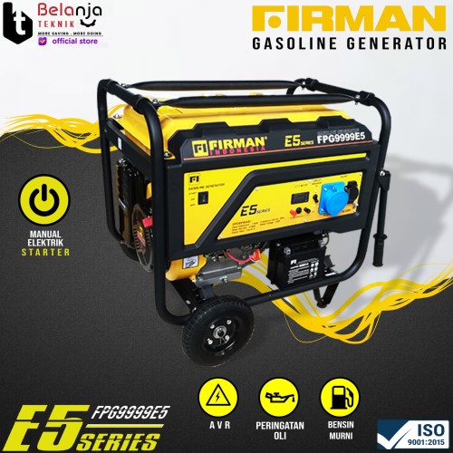 Firman Genset FPG 9999 E5 Generator Set 7000 Watt FPG9999 E 5