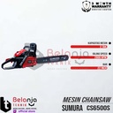 SUMURA Chainsaw CS 6500 S Mesin Gergaji Rantai CS6500S 22 Inch TERMURA