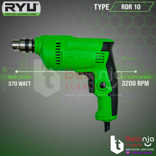 Tekiro RYU Mesin Bor Tangan RDR 10 10 mm RDR10 10mm