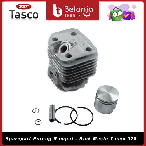 Sparepart Potong Rumput - Blok Mesin Tasco 328 + Busi CJ8