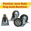 Roda 4 Inchi Hidup dan Mati Set
