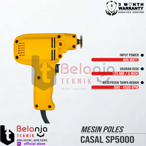Casal Mesin Poles SP 5000 Polisher 5 Inch 405 Watt SP5000