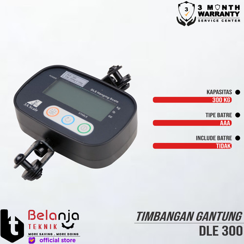 Alat Ukur - Timbangan Gantung Digital DLE 300