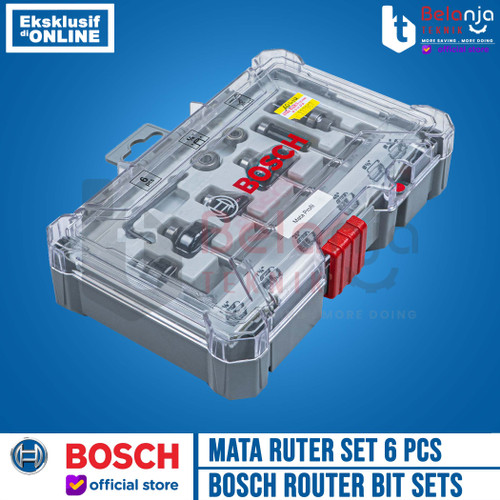 Bosch Mata Ruter Set Profil 6 pcs Router Bit Sets Trim and Edging 6pcs