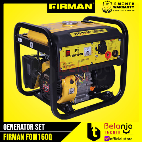 Firman FGW 160 Q Mesin Las Industrial Bensin Generator Listrik FGW160Q