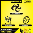 Cultivator FIRMAN FTL 650 A Mesin Bajak Mini Parit Bedengan FTL650A