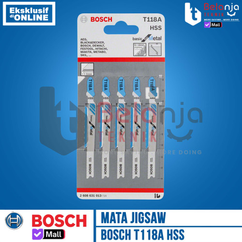 BOSCH MATA JIGSAW T118A HSS Basic for METAL