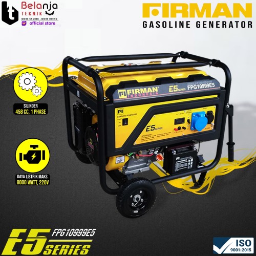 FIRMAN Genset FPG 10999 E5 Generator Set 8000 WATT FPG10999