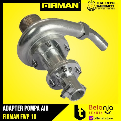 Adapter Pompa Air FWP 10 FIRMAN 1 inchi in As Kotak UNTUK MESIN RUMPUT