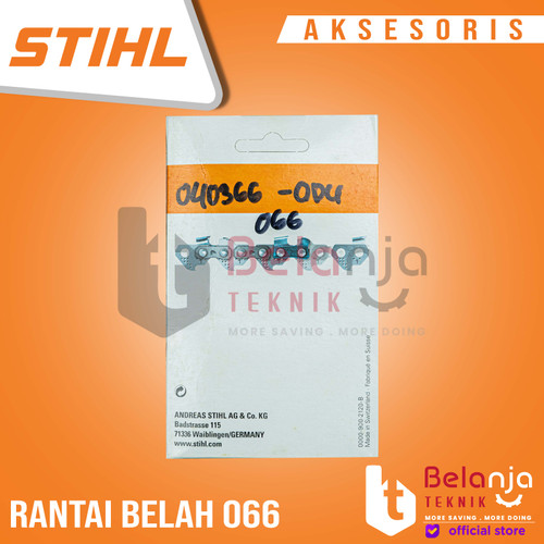Rantai Belah Chain Saw STIHL 066 25 Inchi 42 T - Sparepart Chainsaw