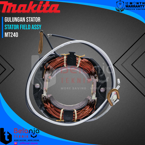 Maktec Stator Field MT240 Bantalan Gulungan Mesin Cutting Off MT 240