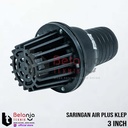 Saringan Air Plus Klep 3 Inchi Plastik - Sparepart Mesin Pompa Air