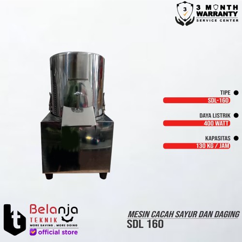 Mesin Cacah Sayur dan Daging - SDL 160