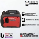 LONCIN Genset SUPER Silent LC 3000 i 2500 Watt Generator Set LC 3000I
