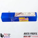Solid Mata Profil 1/2 x 5/8 Vee Groove Bits 0.25 Inch 201-031