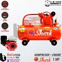 Shark Mesin Air Compressor 1HP dan Engine Penggerak Ex-China 5.5 HP
