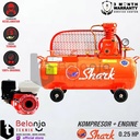SHARK 0.25 HP -UNLOADER AIR COMPRESSOR- KOMPRESOR ANGIN & Mesin 5.5 HP