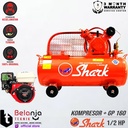 Shark Mesin Kompresor Udara 0.5 Hp Honda Gp 160 5.5 Hp Air Compressor
