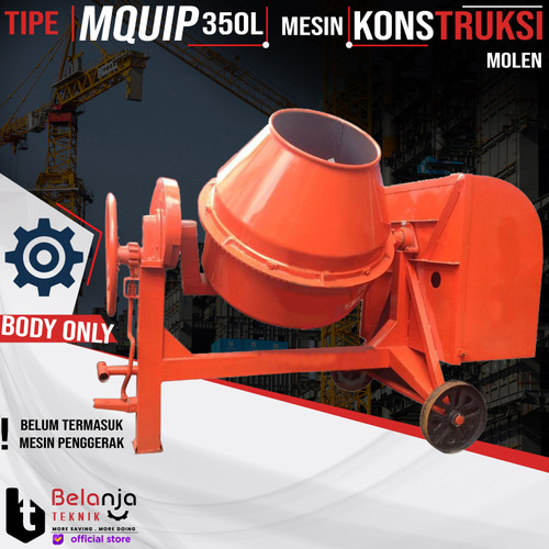 MQuip Mesin Molen Beton Semen 350 Liter - Body Only M QUIP 350LTR
