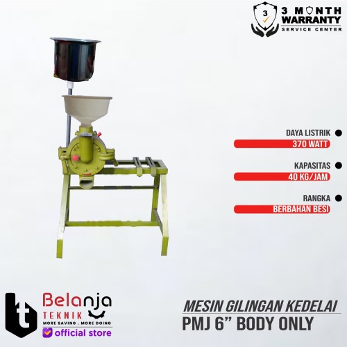 Mesin Gilingan Kedelai-Tahu-Kacang 6" PMJ - Body Only 6 Inch